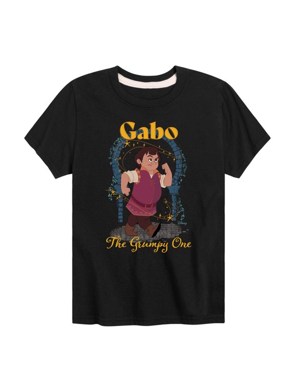 - Gabo The Grumpy One Boys' Short Sleeve Graphic T-Shirt