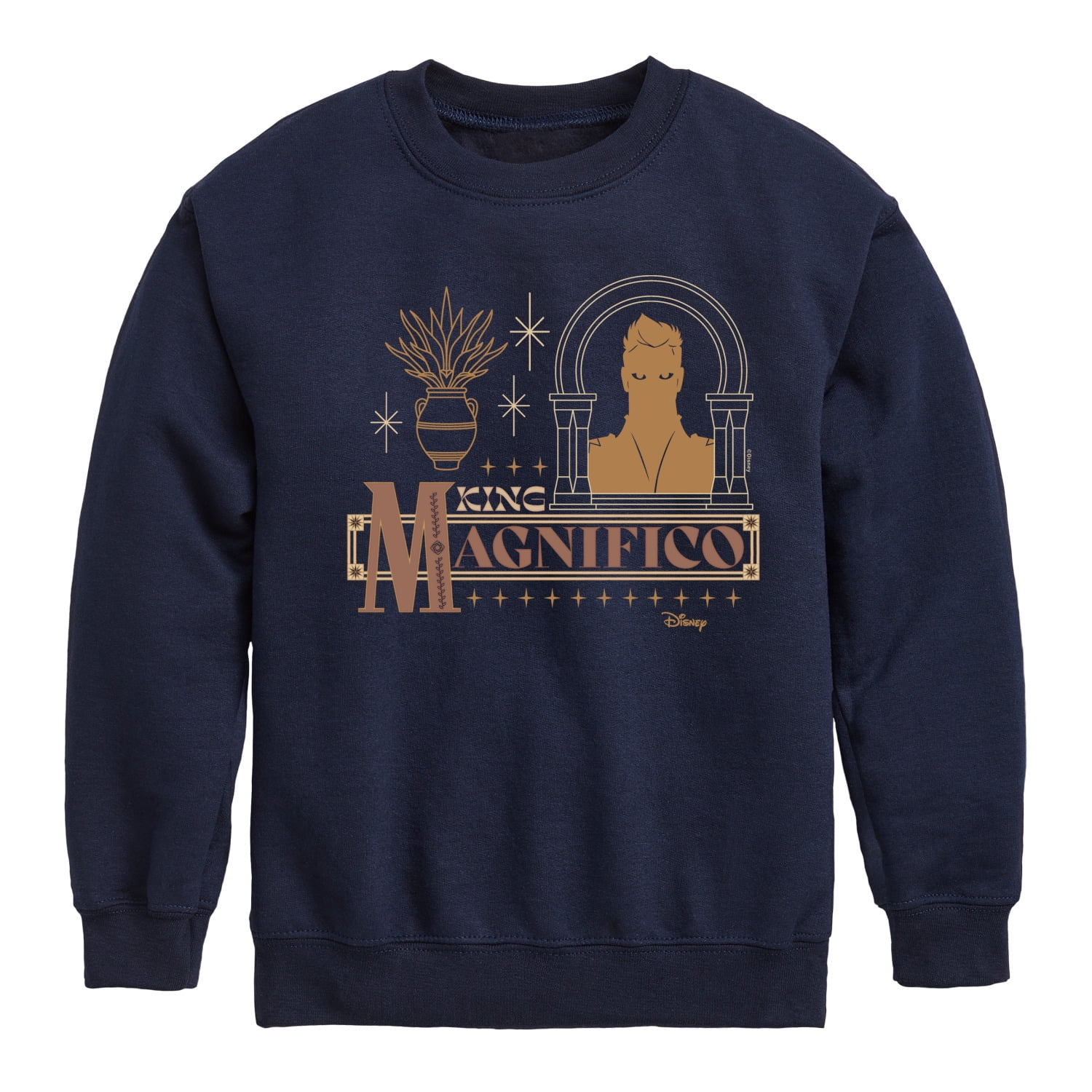 Disney Wish - King Magnifico Badge - Toddler & Youth Crewneck Fleece ...