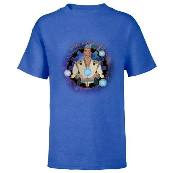 Disney Wish King Magnifico What a Charmer - Short Sleeve T-Shirt for Kids - Customized-Royal