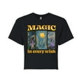 thumbnail image 1 of Disney Wish - Magic In Every Wish - Juniors Cropped Cotton Blend T-Shirt, 1 of 5