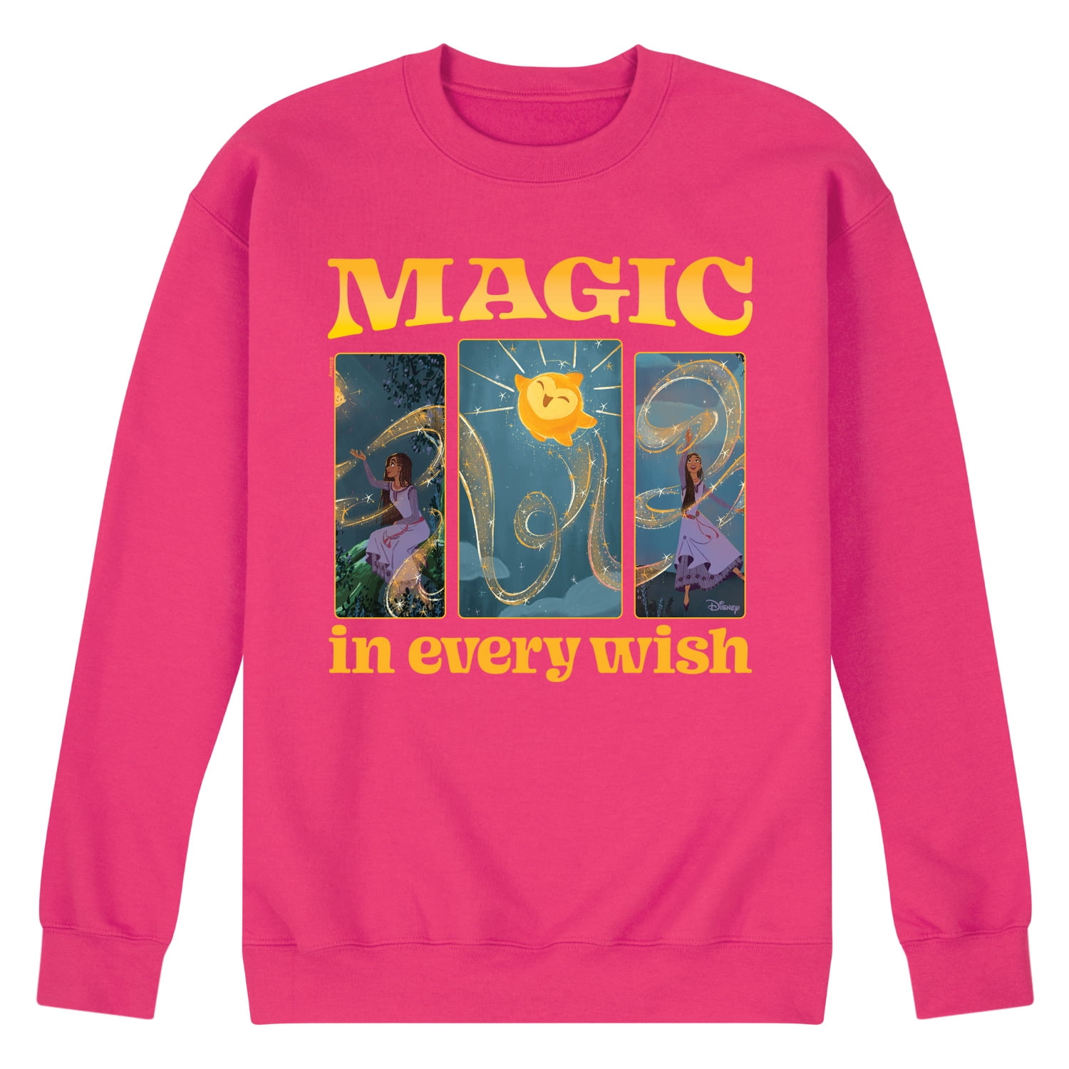 Disney Wish - Magic In Every Wish - Men's Crew Neck Fleece Pullover ...