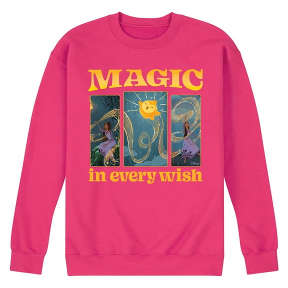 Disney Wish - Magic In Every Wish - Men's Crew Neck Fleece Pullover