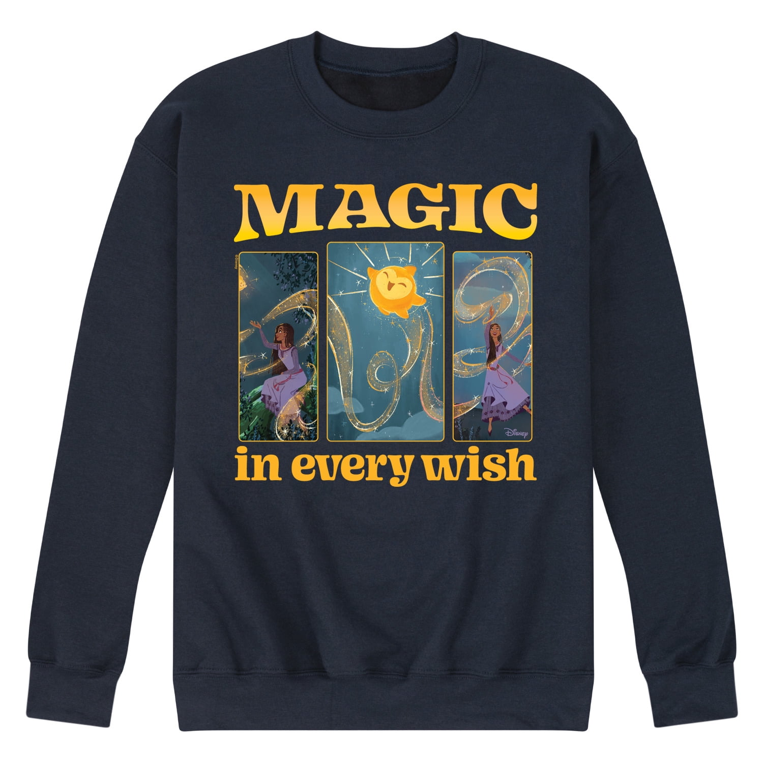 Disney Wish - Magic In Every Wish - Men's Crew Neck Fleece Pullover ...