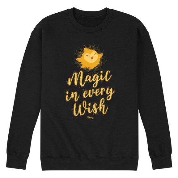 Disney Wish - Magic In Every Wish - Men's Crew Neck Fleece Pullover
