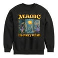 thumbnail image 1 of Disney Wish - Magic In Every Wish - Toddler & Youth Crewneck Fleece Sweatshirt, 1 of 5