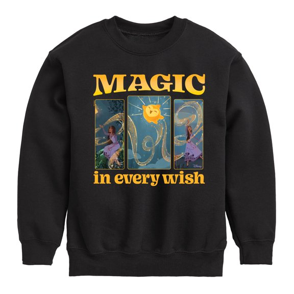 Disney Wish - Magic In Every Wish - Toddler & Youth Crewneck Fleece Sweatshirt