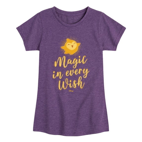 Disney Wish - Magic In Every Wish - Toddler & Youth Girls Short Sleeve Graphic T-Shirt