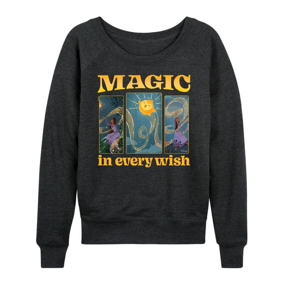 Disney Wish - Magic In Every Wish - Women's Lightweight French Terry Long Sleeve Shirt