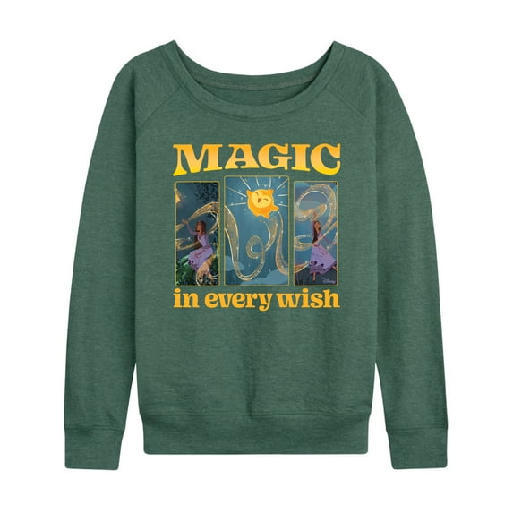 Disney Wish - Magic In Every Wish - Women's Lightweight French Terry Long Sleeve Shirt