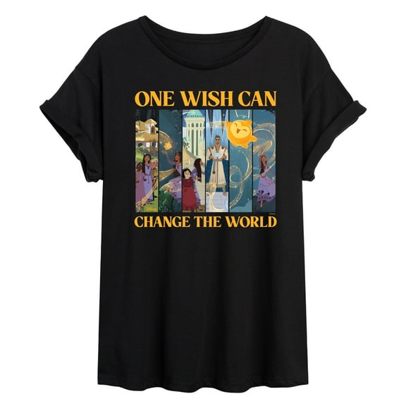 Disney Wish - One Wish Can Change The World - Women's Oversized T-Shirt