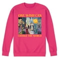 thumbnail image 1 of Disney Wish - One Wish Can Change The World - Men's Crew Neck Fleece Pullover, 1 of 4