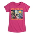 thumbnail image 1 of Disney Wish - One Wish Can Change The World - Toddler & Youth Girls Short Sleeve Graphic T-Shirt, 1 of 5