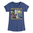 thumbnail image 1 of Disney Wish - One Wish Can Change The World - Toddler & Youth Girls Short Sleeve Graphic T-Shirt, 1 of 5
