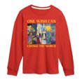 thumbnail image 1 of Disney Wish - One Wish Can Change The World - Toddler & Youth Long Sleeve Graphic T-Shirt, 1 of 5