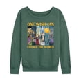 thumbnail image 1 of Disney Wish - One Wish Can Change The World - Women's Lightweight French Terry Long Sleeve Shirt, 1 of 5
