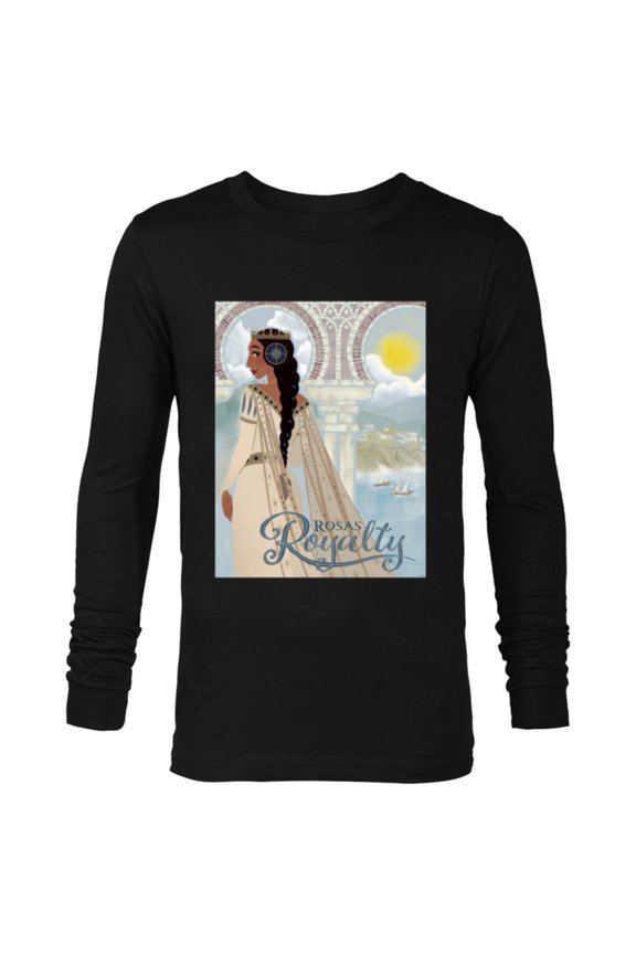 Wish Queen Amaya Rosas Royalty - Long Sleeve T-Shirt for Men - Customized-Black