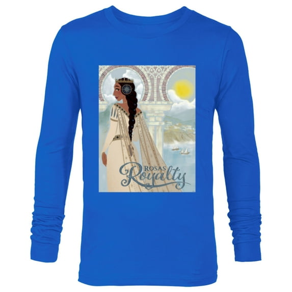 Disney Wish Queen Amaya Rosas Royalty - Long Sleeve T-Shirt for Men - Customized-Navy