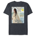 thumbnail image 1 of Disney Wish Queen Amaya Rosas Royalty - Short Sleeve Blended T-Shirt for Adults - Customized-Navy Heather, 1 of 5