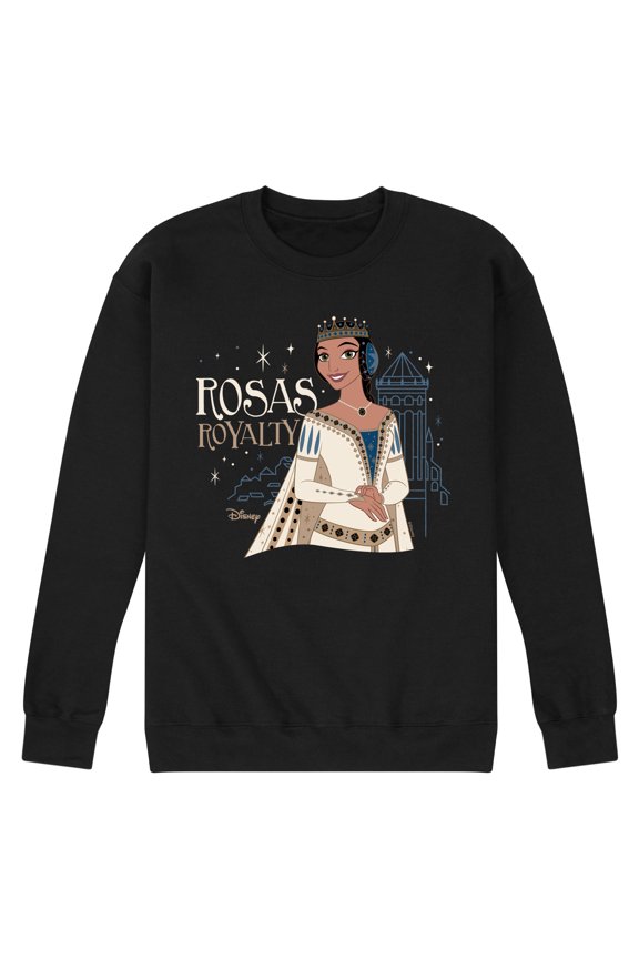 Wish - Rosa's Royalty - Men's Crew Neck Fleece Pullover