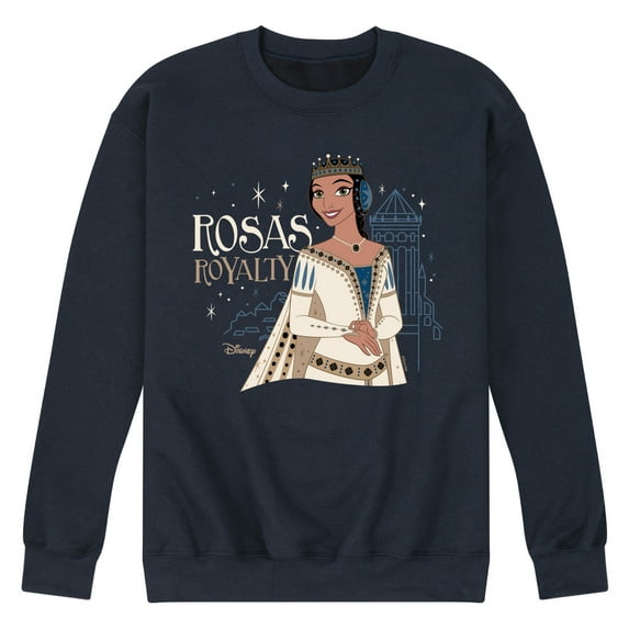 Disney Wish - Rosa's Royalty - Men's Crew Neck Fleece Pullover