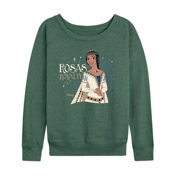 Disney Wish - Rosa's Royalty - Women's Lightweight French Terry Long Sleeve Shirt