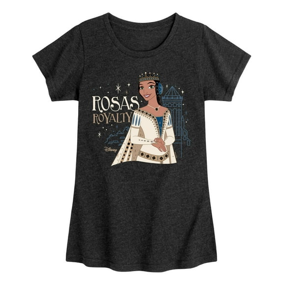 Disney Wish - Rosas Royalty - Toddler & Youth Girls Short Sleeve Graphic T-Shirt