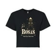 thumbnail image 1 of Disney Wish - Rosas Wish You Were Here - Juniors Cropped Cotton Blend T-Shirt, 1 of 5