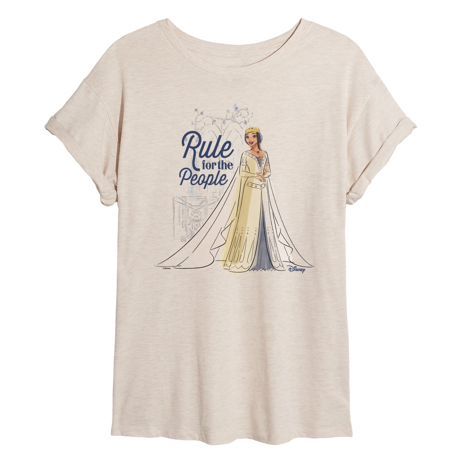 Disney Wish - Rule For The People - Juniors Ideal Flowy Muscle T-Shirt ...
