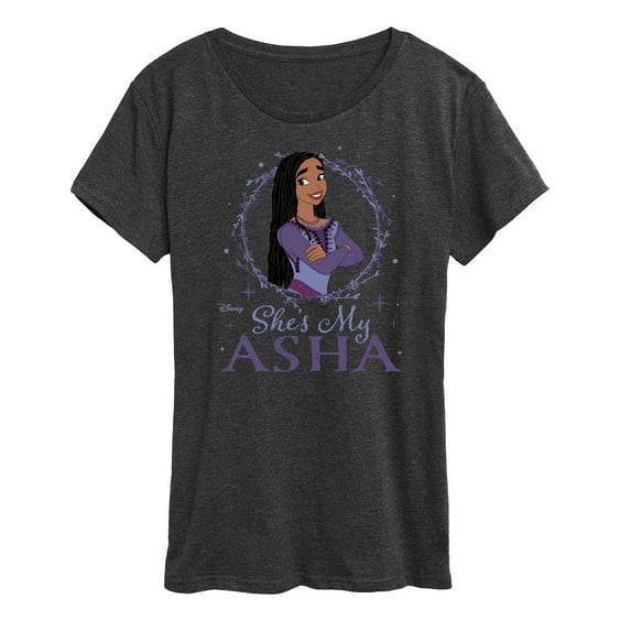 Disney Wish - She's My Asha - Women's Short Sleeve Graphic T-Shirt