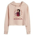 thumbnail image 1 of Disney Wish - Shes My Dahlia - Juniors Cropped Pullover Hoodie, 1 of 5