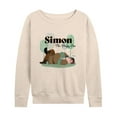 thumbnail image 1 of Disney Wish - Simon The Sleepy One - Women's Lightweight French Terry Long Sleeve Shirt, 1 of 5