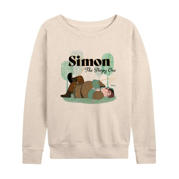 Disney Wish - Simon The Sleepy One - Women's Lightweight French Terry Long Sleeve Shirt