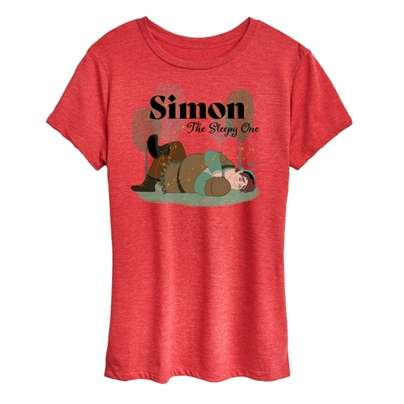 Disney Wish - Simon The Sleepy One - Women's Short Sleeve Graphic T-Shirt
