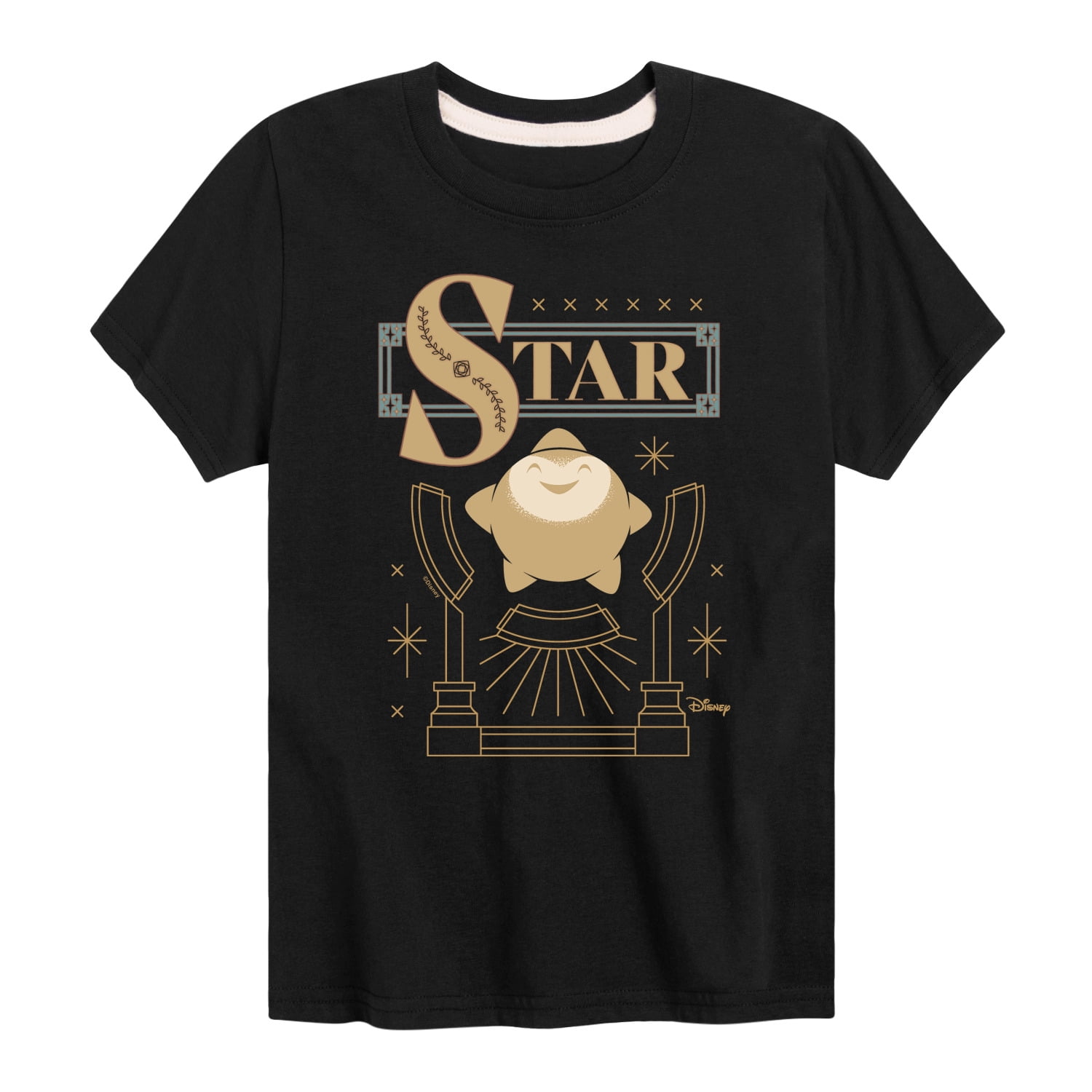 Disney Wish - Star Badge - Toddler & Youth Short Sleeve Graphic T-Shirt ...