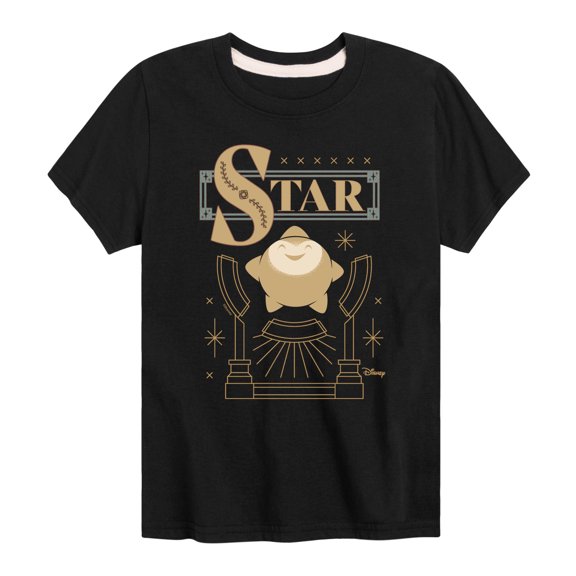 Disney Wish - Star Badge  - Toddler & Youth Short Sleeve Graphic T-Shirt