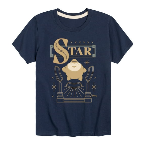 Disney Wish - Star Badge - Toddler & Youth Short Sleeve Graphic T-Shirt