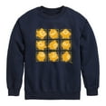 thumbnail image 1 of Disney Wish - Star Face Grid - Toddler & Youth Crewneck Fleece Sweatshirt, 1 of 5