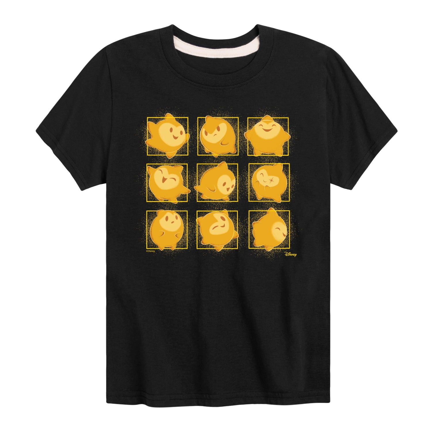 Disney Wish - Star Face Grid - Toddler & Youth Short Sleeve Graphic T ...