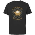 thumbnail image 1 of Disney Wish Star If You Need Me Just Look Up - Short Sleeve Cotton T-Shirt for Adults - Customized-Black, 1 of 5