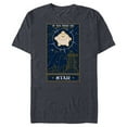 thumbnail image 1 of Disney Wish Star Rosas If You Need Me Just Look Up - Short Sleeve Blended T-Shirt for Adults - Customized-Navy Heather, 1 of 5