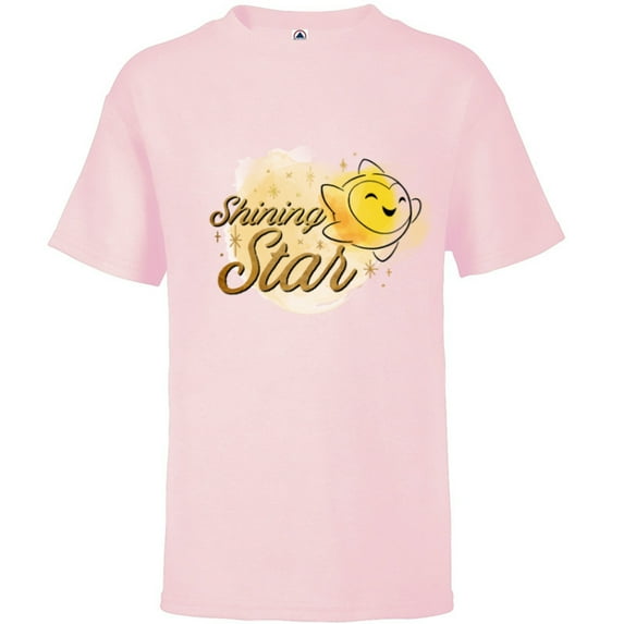 Disney Wish Star “Shining Star” - Short Sleeve T-Shirt for Kids - Customized-Soft Pink