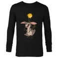 thumbnail image 1 of Disney Wish Star and Bunny Magic Happens - Long Sleeve T-Shirt for Men - Customized-Black, 1 of 5
