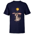 thumbnail image 1 of Disney Wish Star and Bunny Magic Happens - Short Sleeve T-Shirt for Kids - Customized-Navy, 1 of 5