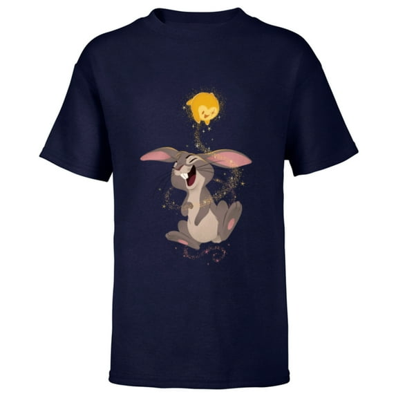 Disney Wish Star and Bunny Magic Happens - Short Sleeve T-Shirt for Kids - Customized-Navy