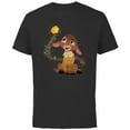 thumbnail image 1 of Disney Wish Star and Valentino Magical Friends - Short Sleeve Cotton T-Shirt for Adults - Customized-Black, 1 of 5