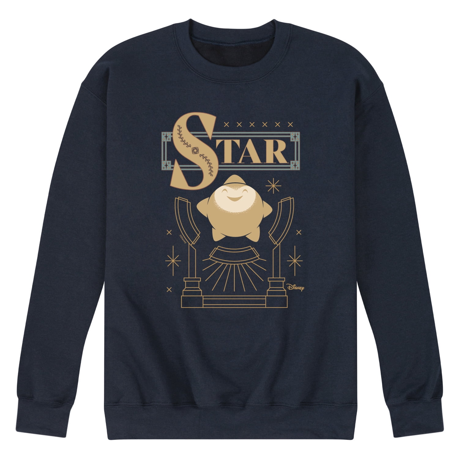 Disney Wish - Star of Importance - Men's Crew Neck Fleece Pullover ...