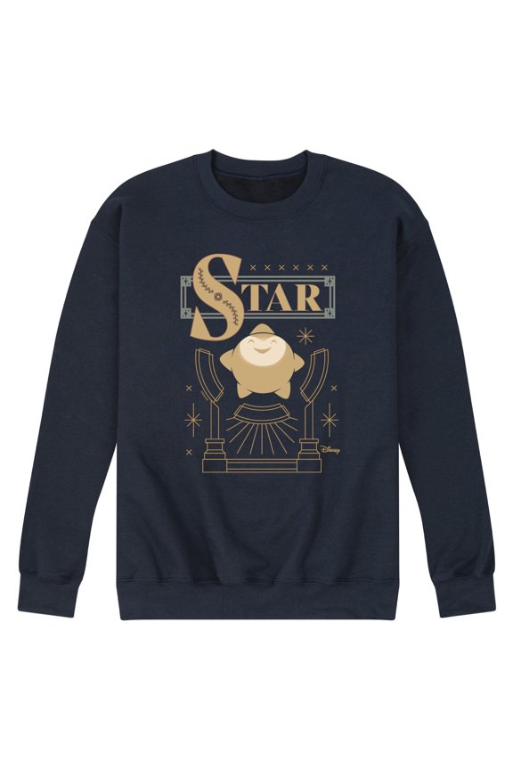 Wish - Star of Importance - Men's Crew Neck Fleece Pullover