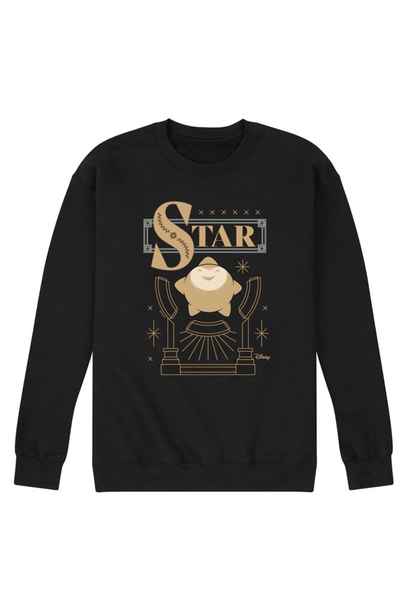 Wish - Star of Importance - Men's Crew Neck Fleece Pullover
