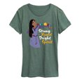 thumbnail image 1 of Disney Wish - Strong Heart Bright Spirit - Women's Short Sleeve Graphic T-Shirt, 1 of 6
