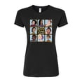 thumbnail image 1 of Disney Wish - Teen Squad Goals Grid - Juniors Fitted Graphic T-Shirt, 1 of 5